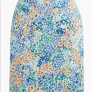 J. Crew Factory Sateen Pencil Skirt NWT